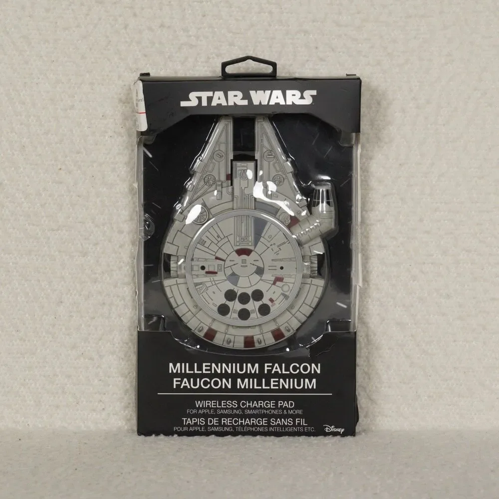 Sharper Image Disney Millenium Falcon Wireless Charge Pad Star Wars 2021 Sealed